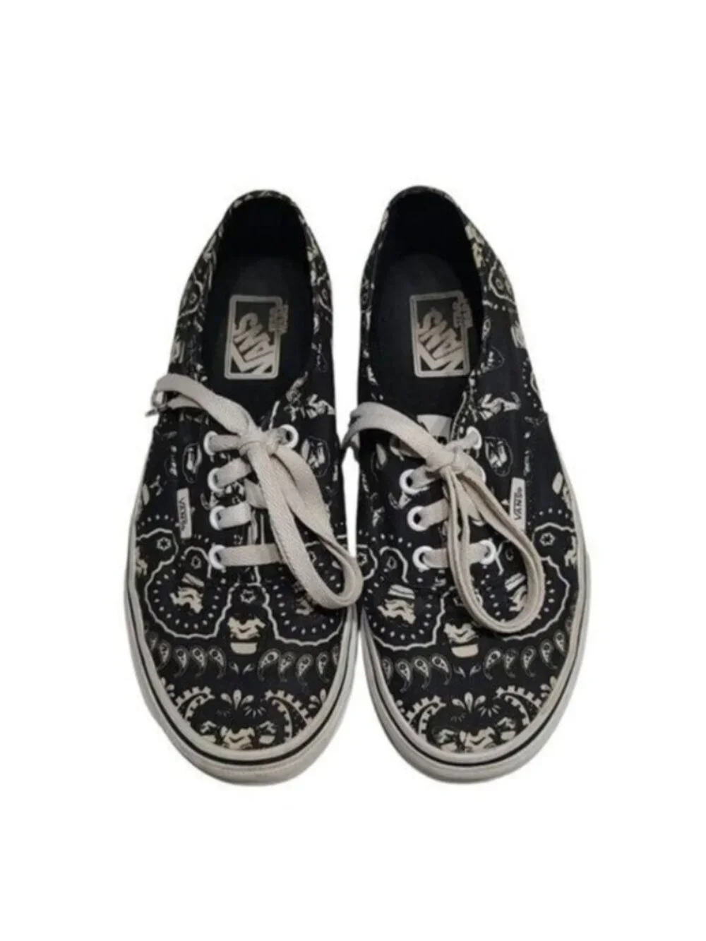 Vans x Star Wars Stormtrooper Bandana Print Low Top Sneakers M 6, W 7.5